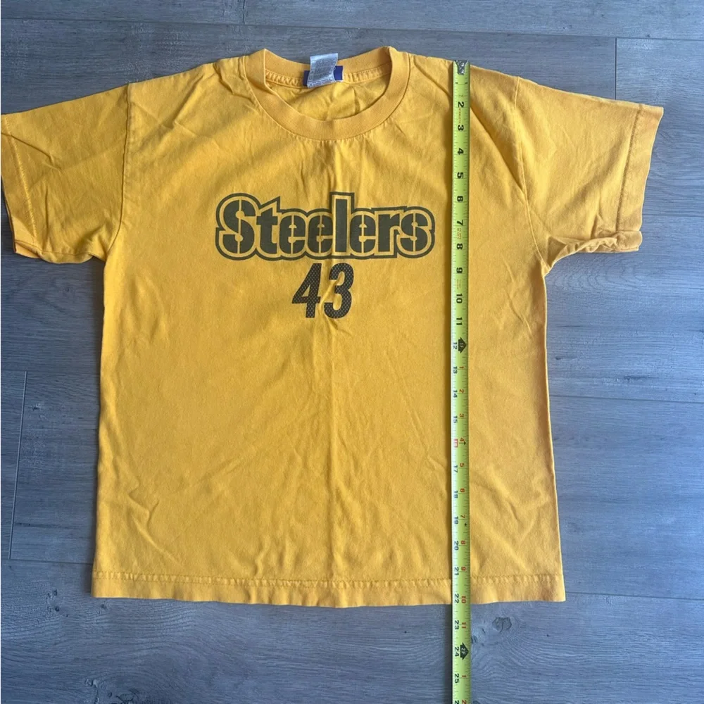 Reebok Youth Pittsburgh Steelers/Polamalu t-shirt - size large